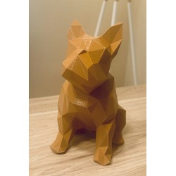 Figura Low Poly Bulldog...